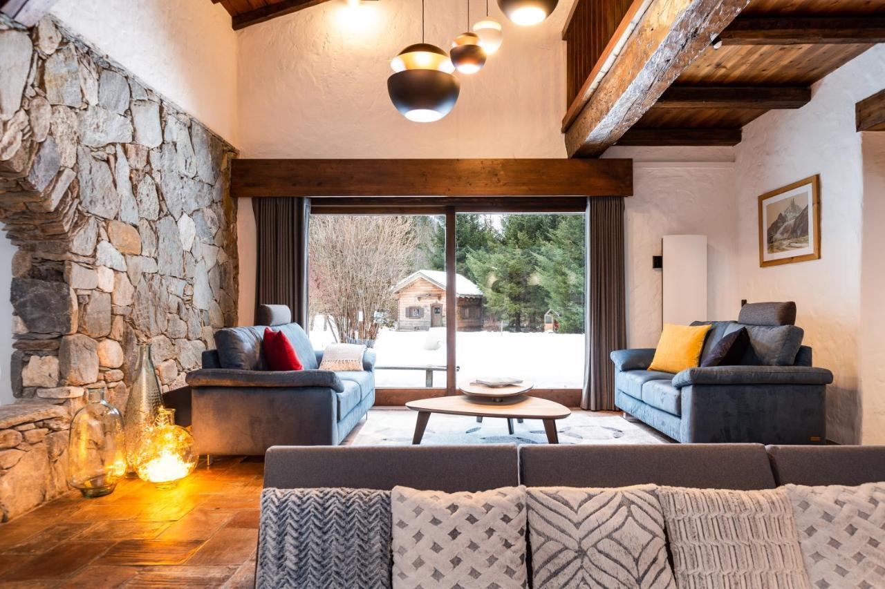 Chalet Les Praz - 280Sqm - Sauna Cinema Fitness - 5 Bedrooms In Heart Of Les Praz - By Cozee Rentals Chamonix Exteriér fotografie