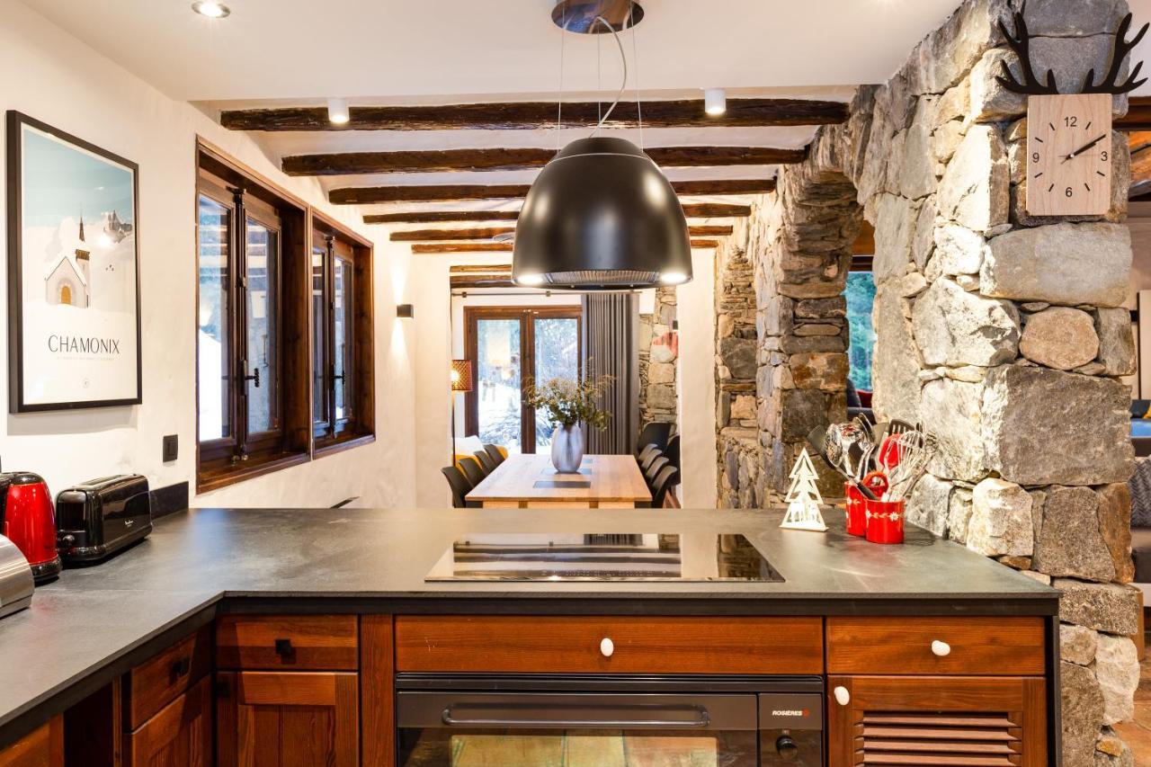 Chalet Les Praz - 280Sqm - Sauna Cinema Fitness - 5 Bedrooms In Heart Of Les Praz - By Cozee Rentals Chamonix Exteriér fotografie