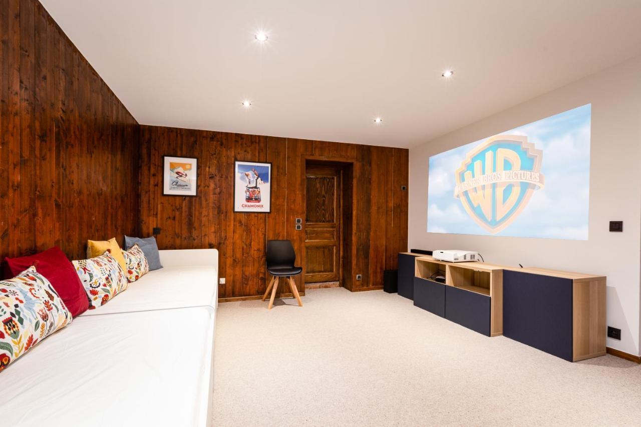 Chalet Les Praz - 280Sqm - Sauna Cinema Fitness - 5 Bedrooms In Heart Of Les Praz - By Cozee Rentals Chamonix Exteriér fotografie