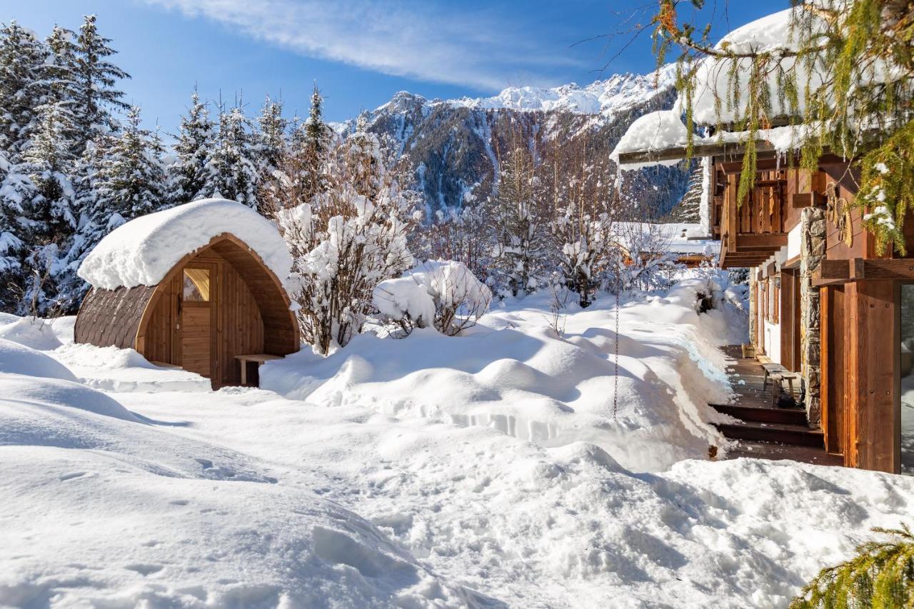 Chalet Les Praz - 280Sqm - Sauna Cinema Fitness - 5 Bedrooms In Heart Of Les Praz - By Cozee Rentals Chamonix Exteriér fotografie